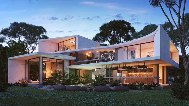 AQUA is a luxury villa designed for conscious development.